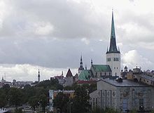 Таллиннская олевская церковь.