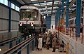 Inside Queens Road Metrolink depot