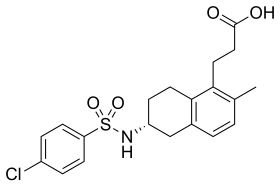 Terutroban acid skeletal.svg