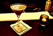 One of the drinks served at the Algonquin, a Maker's Mark Bourbon with mango puree The Algonquin Hotel - A Piece of History (2539559941).jpg