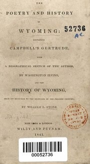 Thumbnail for File:The Poetry and History of Wyoming; containing Campbell’s Gertrude (IA dli.granth.74932).pdf