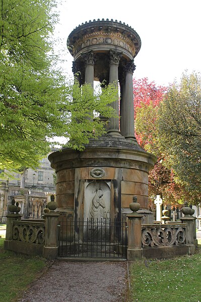 File:The monument to James Buchanan, Dean Cemetery.jpg