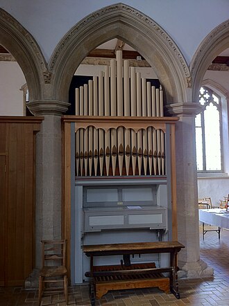 The organ by Bishop & Son in 2013. The organ in Kersey church.jpg