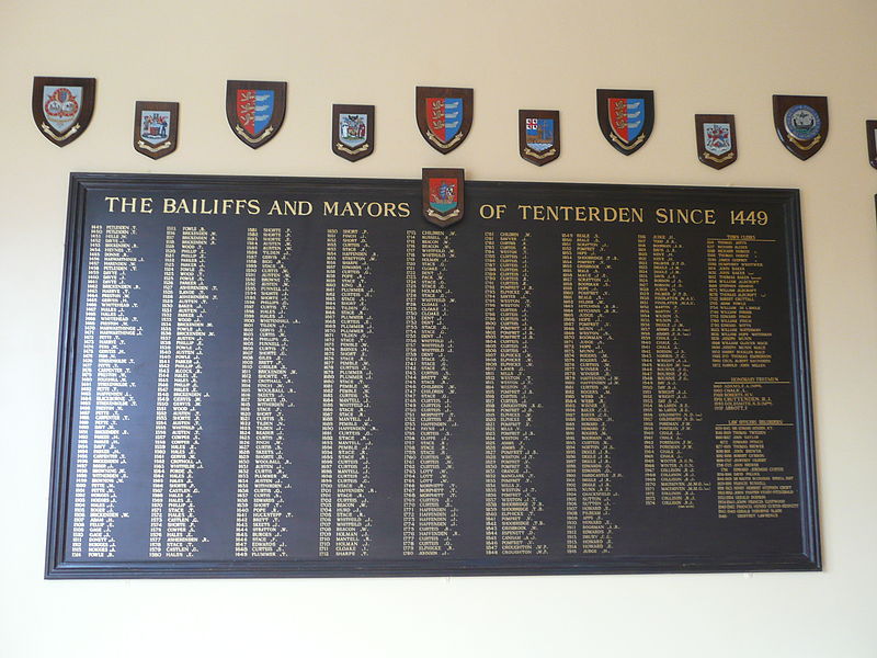 File:Tilden, List of Mayors Tenterden England (1).JPG