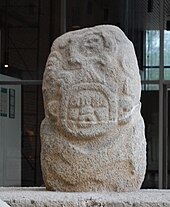 Olmec style stone sculpture from Tiltepec at the Regional Museum of Chiapas