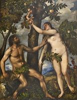 Adam et Eve v. 1550, Madrid