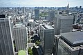 展望室から東側方面を見る（2019年5月1日撮影）