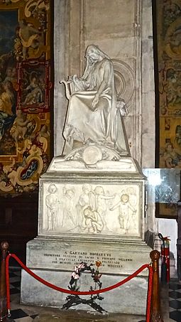 Donizetti's tomb in Bergamo Tomb Donizetti.jpg