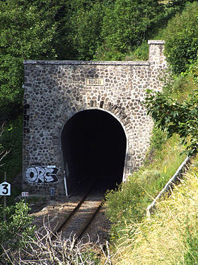 Imagen ilustrativa del artículo Túnel ferroviario de Lioran