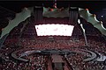 The stage on opening night in Barcelona