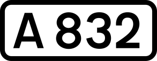 A832 road