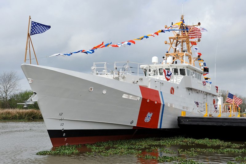 File:USCG William Flores on the day of her naming ceremony.jpeg