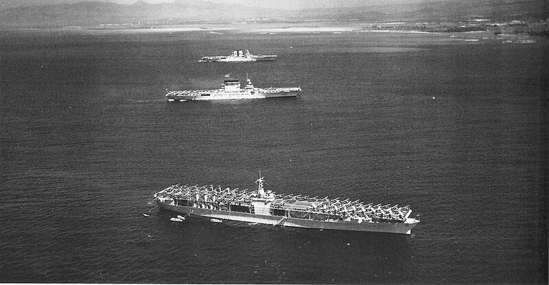 File:USS Ranger (CV-4), USS Lexington (CV-2) and USS Saratoga (CV-3) at anchor off Honolulu on 8 April 1938 (80-G-410056).jpg