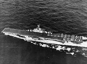 Die USS Yorktown im Juni 1944