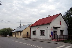 Ulanów - ul. Bieliniecka - Poczta Polska i Policja