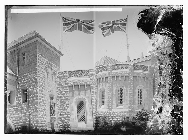 File:Union Jack flying for the first time over Government House LOC matpc.11445.jpg