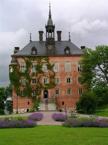 Wiks slott, the best preserved medieval castle in Sweden, is now a hotel and conference centre.