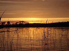 Kväll på sjön sommaren 2008.