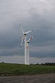 Větrné elektrárny na Lysém vrchu u Vysokého, součásti Heřmanic v Libereckém kraji.