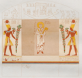 Апостол Пётр, вставленный в фараоновскую картину, Вади эс-Себуа (конец VII — начало VIII века)