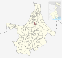 Location of Ward No. 54 in Kolkata Ward Map Ward no. 54 in Kolkata Municipal Corporation.svg