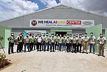 One of the three tents of the We Heal as One Center-Philippine Arena Complex. We Heal as One Center Philippine Arena Complex.jpg