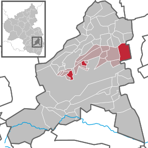 Poziția Weisenheim am Sand pe harta districtului Bad Dürkheim