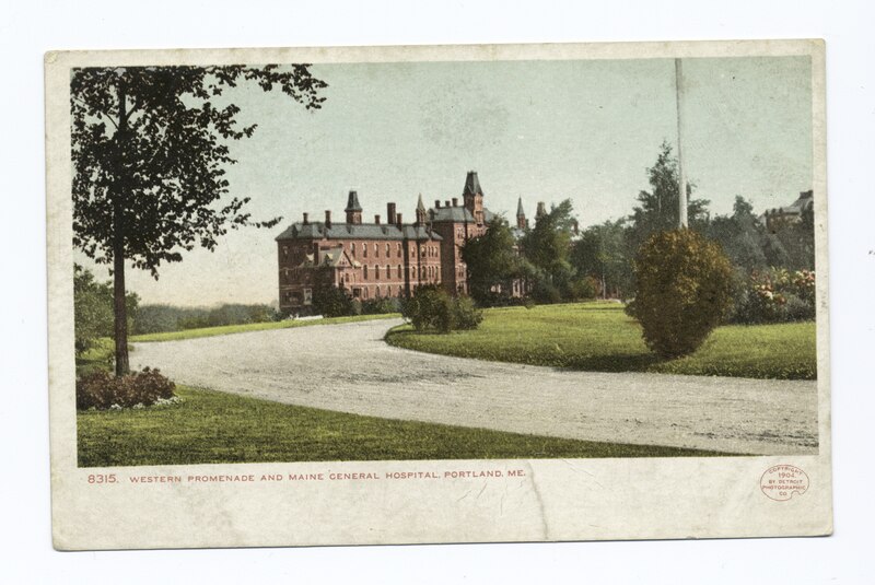 File:Western Promenade and Maine General Hospital, Portland, Me (NYPL b12647398-67684).tiff