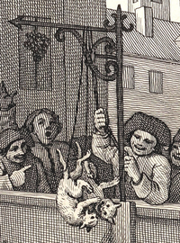 William Hogarth - The First Stage of Cruelty -detail-fighting cats tied by their tails.png