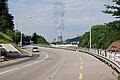 Blick in Richtung Niedergösgen und auf das Kernkraftwerk Gösgen