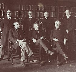 The commission appointed by Roosevelt to resolve the dispute, photographed by William H. Rau Wrau-coal-strike-commissionb.jpg
