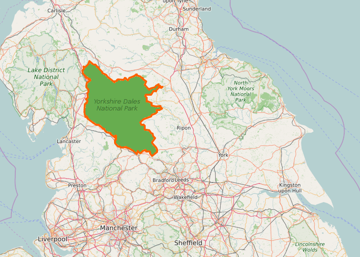 Файл:Yorkshire Dales map.xcf