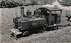 An Ashover Light Railway locomotive at Ashover circa 1948