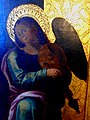 "Musician Angel" - Detail of the "Virgin Mary with Child" by unknown Neapolitan painter, half 16th century - Museum "Quadreria dei Girolamini" in Naples (44763417305).jpg