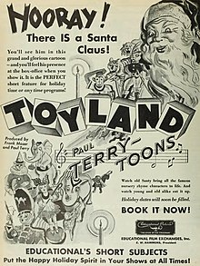 "Toyland" produced by Frank Moser and Paul Terry-Toons ad from The Film Daily, 1932 "Toyland" produced by Frank Moser and Paul Terry-Toons - The Film Daily, Jul-Dec 1932 (page 858 crop).jpg