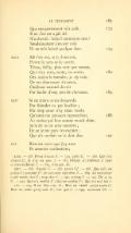 LE TESTAMENT 183 Qui son partement m'a celé. 172 Il ne s'en est a pié aie N'a cheval : helas ! comment don ? Soudainement s'en est volé Et ne m'a laissié quelque don. 174 XXIII Aie s'en est, et je demeure, Povre de sens et de savoir, Triste, failly, plus noir que meure. Qui n'ay cens, rente, ne avoir; 180 Des miens le mendre, je dy voir, De me desavouer s'avance, Oubliant naturel devoir Par faulte d'ung peu de chevance. 184 XXIV Si ne crains avoir despendu Par friander ne par leschier ; Par trop amer n'ay riens vendu Qu'amis me puissent reprouchier, 188 Au moins qui leur couste moult chier. Je le dy et ne croy mesdire ; De ce je me puis revenchier : Qui n'a meffait ne le doit dire. 192 XXV Bien est verte que j'a}^ amé Et ameroie voulentiers; xxiii. — 178. Povre d'escus F. — 179. pally C. — 180. Qui n'ay n'escus C ; Je n'ay ne cens [. — 183. Obliant A; Oublient C ; sens et naturel devoir /. — 184. d'un pou AI. XXIV. — 186. frander C. — 187. aymer CI. — 188. Que nulz me puisse C; peussent F; ne sceussent reprocher /. — 189. Au moins leur a esté moult cher C ; trop cher /. — 190. craings /. — 191, De ce ne C. — 192. Qui m'a meflfait C ; Qui me meflfait F; Qui n'a mal fait /. XXV. — ■ 195. Il est bien vray A ; Bien est vérité que je aymc C; Bien est vérité qu'ay amé F; voir que /. — ■ 194. aymeroie CI. — �� �