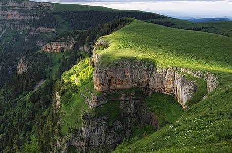 Canyon in Caucasian Nature Reserve, by Synaps-s