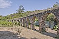 This is a photo of a building indexed in the Catalan heritage register as Bé Cultural d'Interès Local (BCIL) under the reference IPA-37041. Català: Aqüeducte de Cerdanyola del Vallès, Catalunya Deutsch: Aquädukt in Cerdanyola del Vallès, Katalonien English: Aqueduct in Cerdanyola del Vallès, Catalonia