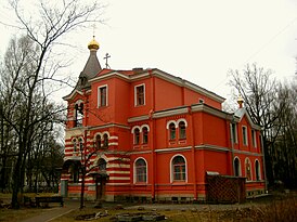 1819. San Petersburgo.  Iglesia de la Transfiguración en Lesnoy.jpg