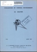 Evaluation of Thermal Environment in Shelters (1963)