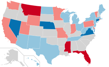 1988 United States Senate elections results map.svg