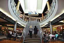 Food court level and looking up to level 2 1 Eastgardens1.JPG