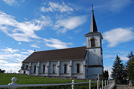 The Catholic church of Corserey