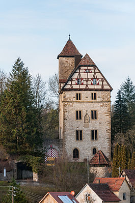 Ansicht von der Kirche aus südöstlicher Richtung (2012)