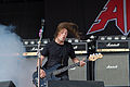 Justin Street from Airbourne at the See-Rock Festival 2014