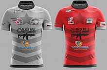 Grey Jersey is the Warriors Alternate Jersey, while the Red is the Primary 2017 Central Florida Warriors Jersey (Red is Primary, Grey is Alternate.jpg