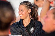 Deutsch: Beachhandball Weltmeisterschaften 2022; Tag 6: 26. Juli 2022 – Frauen, Finale, Spanien-Deutschland 0:2 (14:15, 20:22) English: 2022 Beach handball World Championships; Day 6: 26 July – Women Final – Spain-Germany 0:2 (14:15, 20:22)