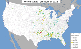 <span class="mw-page-title-main">Tornadoes of 2022</span> List of notable tornadoes occurring in 2022