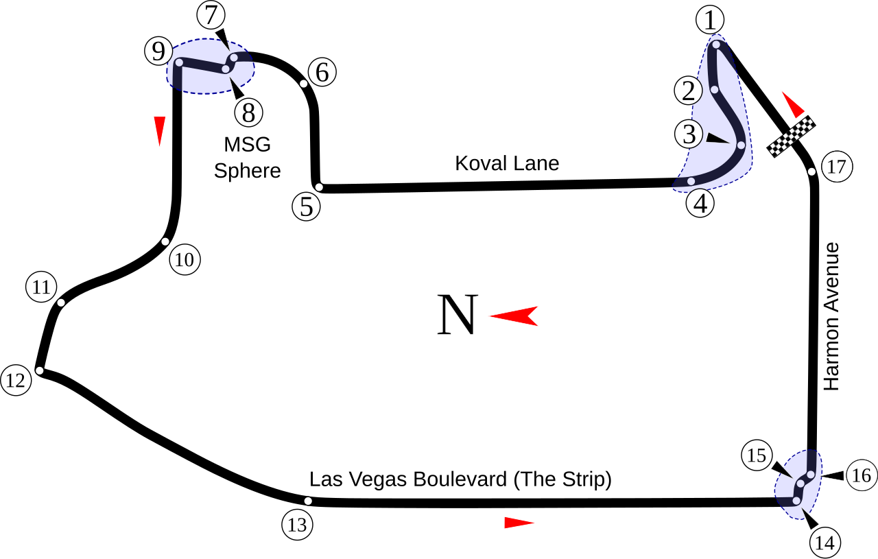 Image of 2023 Las Vegas street circuit