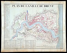 1810 - Plan de la ville de Brest.